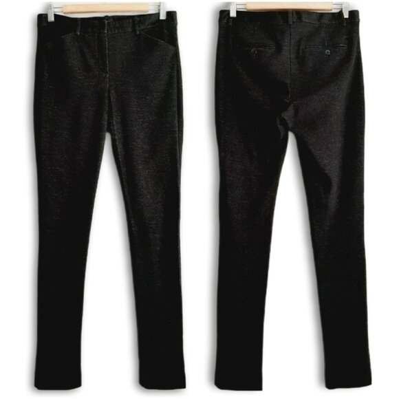 THEORY Taye K Jackson Comfy Stretch Skinny Trousers Dress Pants Gray Sz 10 - Picture 11 of 16